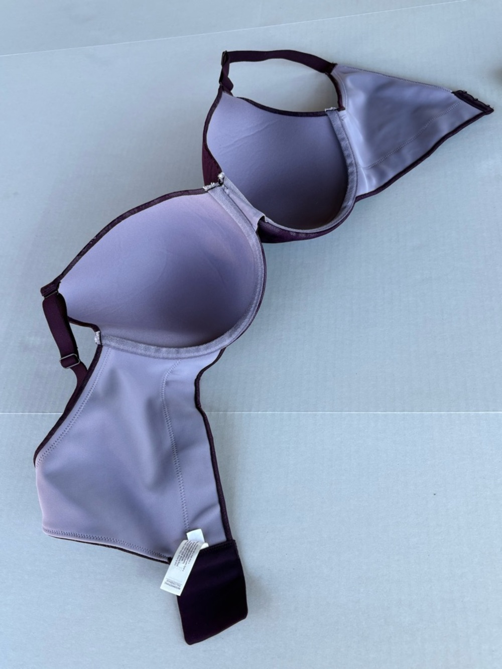 Cacique 38DDD Purple Lace Bra Underwire Lightly Lined 38F - Picture 8 of 8